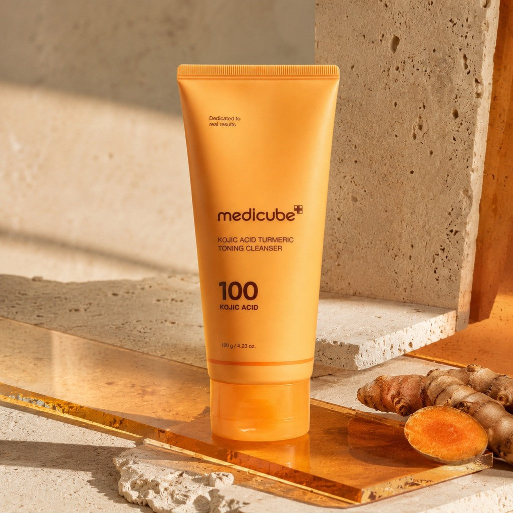 medicube Kojic Acid Turmeric Toning Cleanser 120g