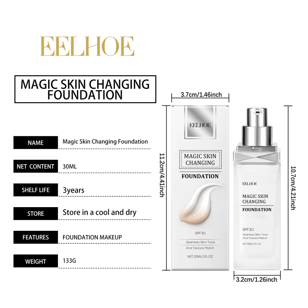 Color Changing Foundation